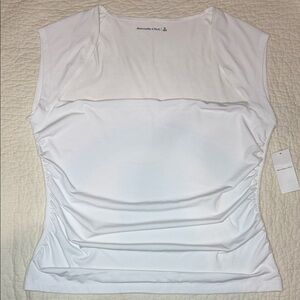 Abercrombie & Fitch Classic White Tank Top